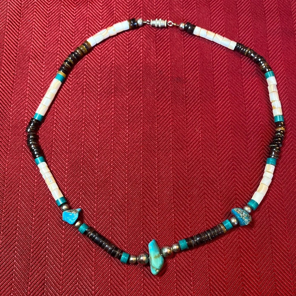 Vintage Native American Turquoise Necklace